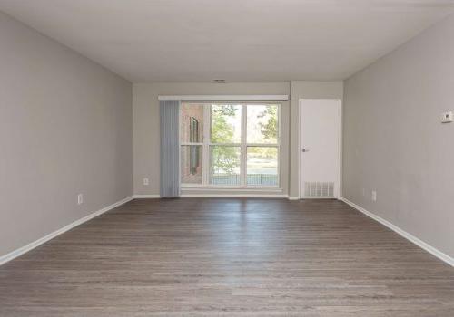 Living room with hardwood floors